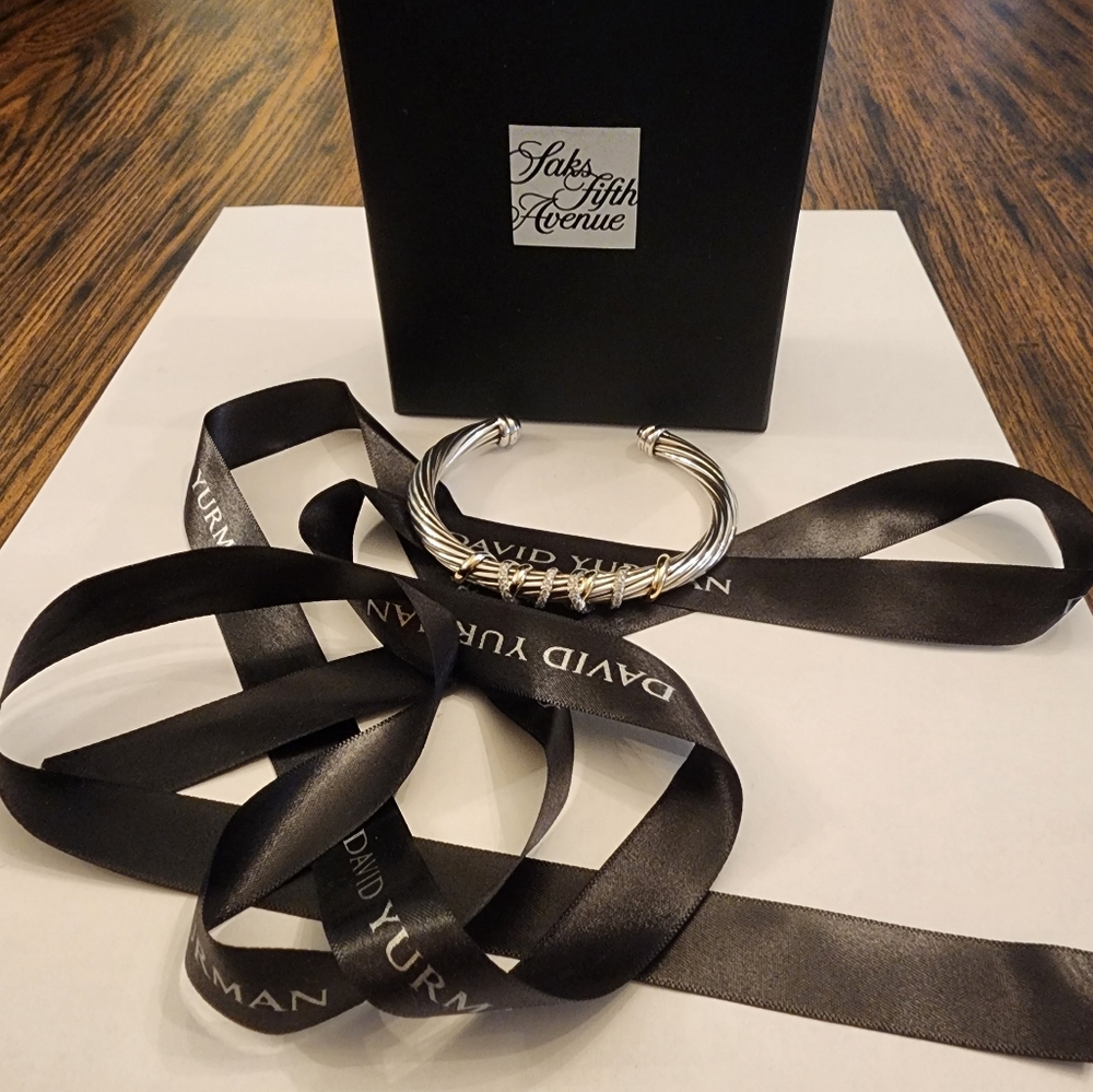 David Yurman Helena Center Station Cuff - Picture 3 of 8